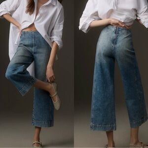 Anthropologie Wide-Leg Kick Flare Jeans